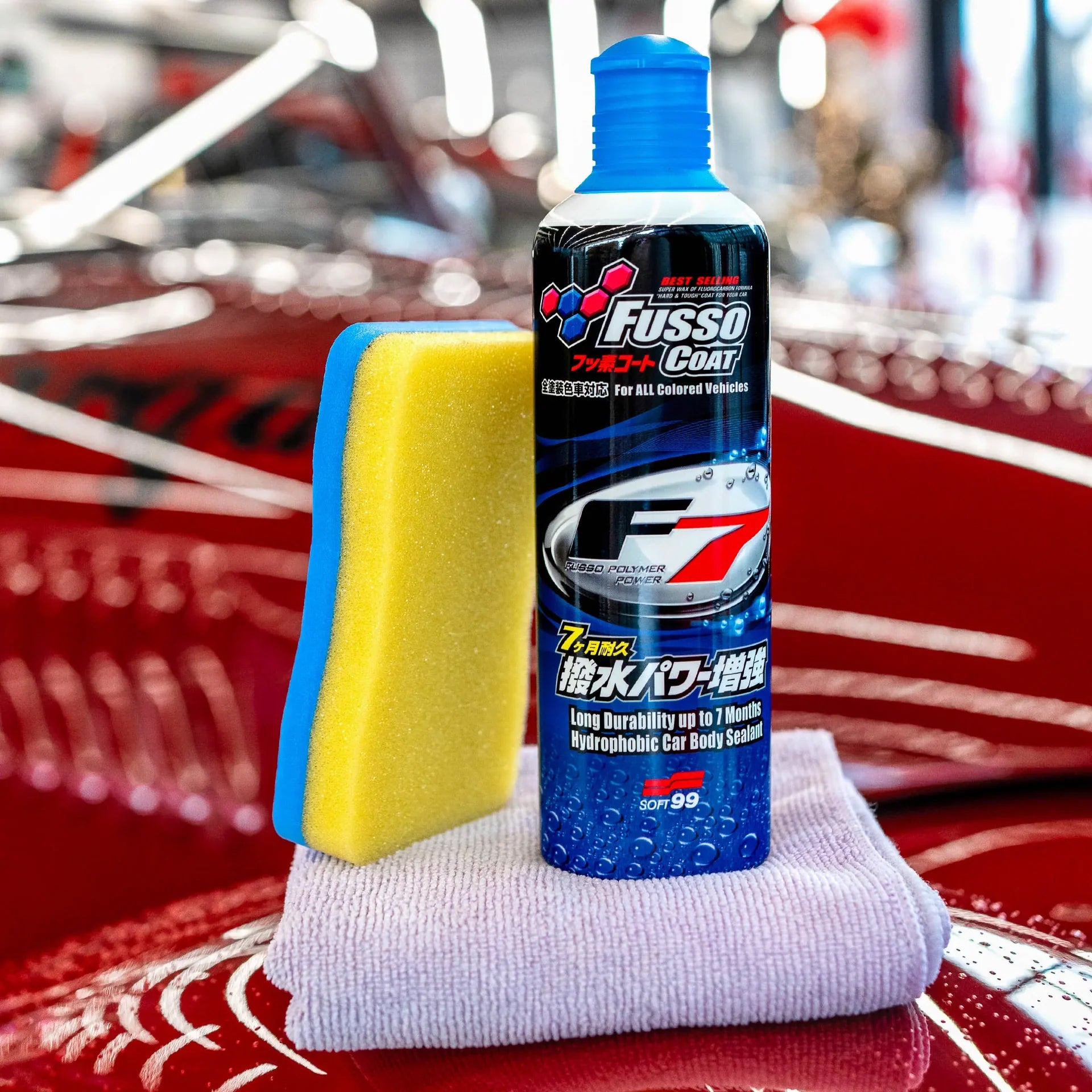 Fusso Coat F7 All Color – 7-Month Hydrophobic Liquid Car Wax for